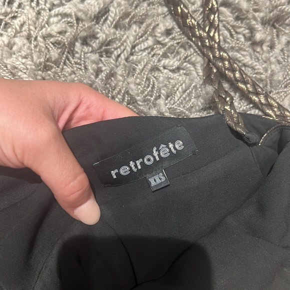 Retrofete Yessi Dress Metallic Bronze - Picture 2 of 4